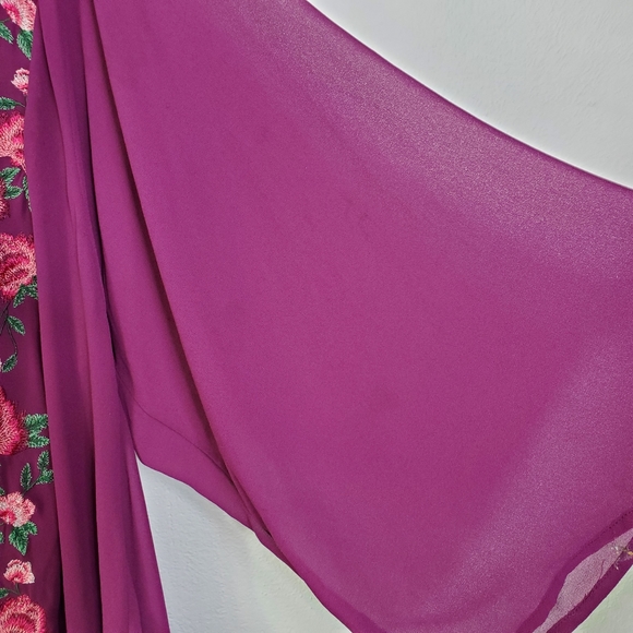 TORRID EMBROIDERED FLORAL DUSTER - Picture 5 of 7